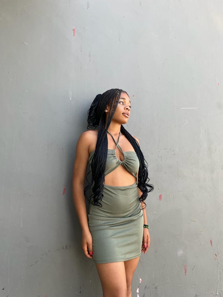 Green dress